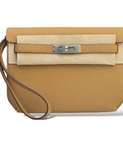 Hermès Kelly Depeche Biscuit Togo PHW
