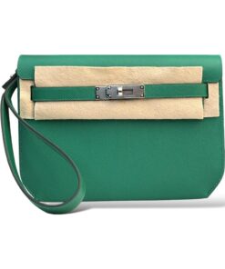 Hermès Kelly Depeche Vert Vertigo Epsom PHW